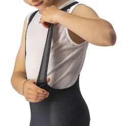 Castelli JR Competizione Fietsshort met Bretels Kinderen - black 010
