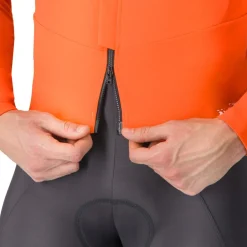 Racefietsjacks < Castelli Perfetto Air Jas Heren - brilliant orange 034