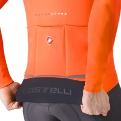 Racefietsjacks < Castelli Perfetto Air Jas Heren - brilliant orange 034