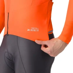 Racefietsjacks < Castelli Perfetto Air Jas Heren - brilliant orange 034