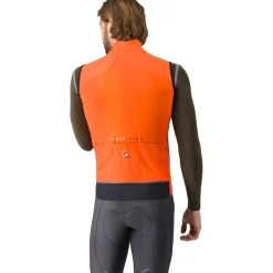 Vesten < Castelli Perfetto Air Vet Heren - briiant orange 034