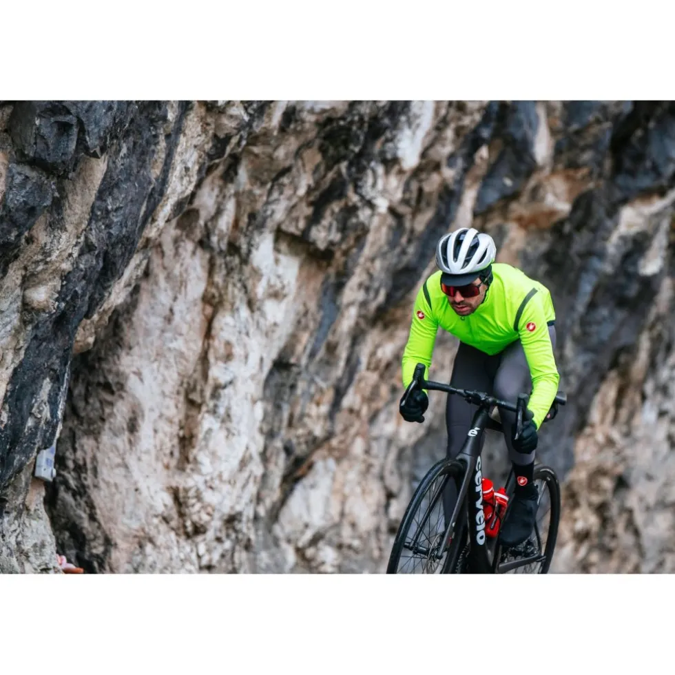 Castelli Perfetto RoS 2 Jas Heren - electric lime/dark grey 383