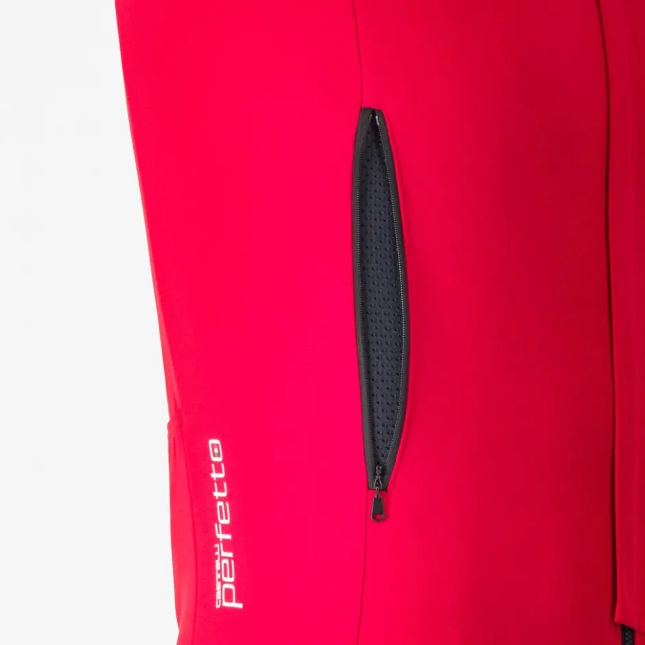 Racefietsjacks < Castelli Perfetto RoS 3 Jas Heren - rich red/black reflex 645