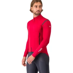 Racefietsjacks < Castelli Perfetto RoS 3 Jas Heren - rich red/black reflex 645