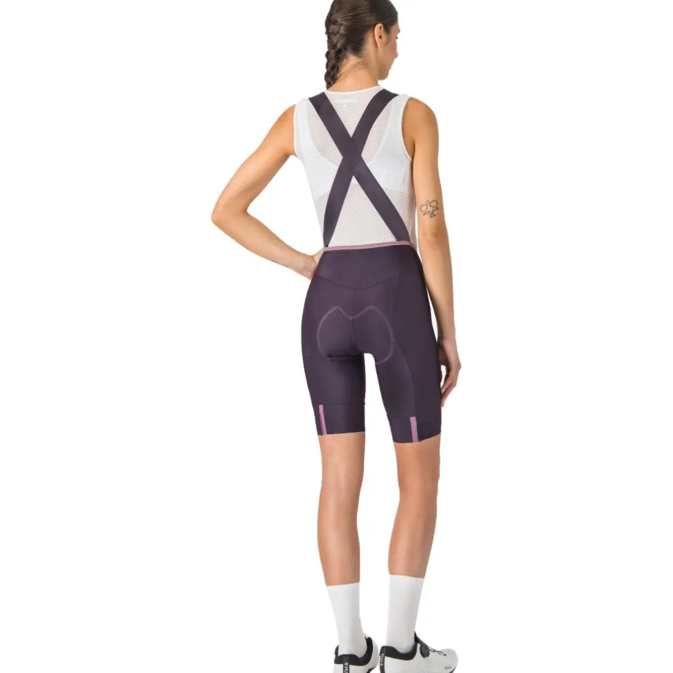 Castelli Prima 2 DT Fietsshort met Bretels Dames - dark night shade/deep purple 513