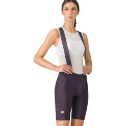 Castelli Prima 2 DT Fietsshort met Bretels Dames - dark night shade/deep purple 513