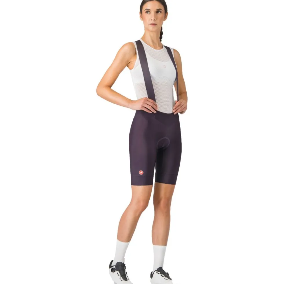 Castelli Prima 2 DT Fietsshort met Bretels Dames - dark night shade/deep purple 513