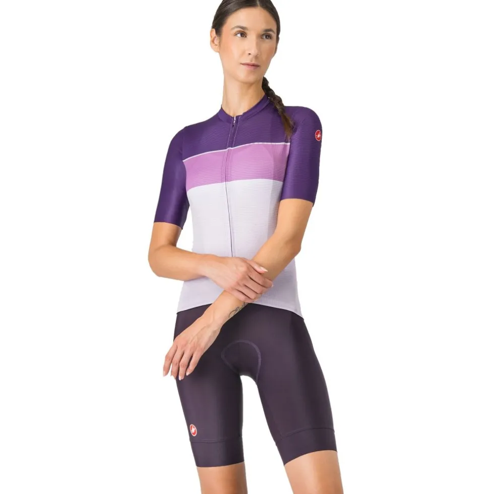 Castelli Prima 2 DT Fietsshort met Bretels Dames - dark night shade/deep purple 513
