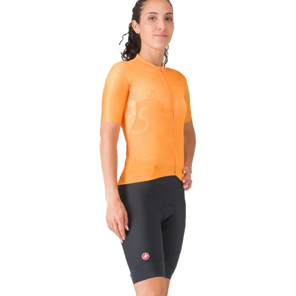 Wielrenbroeken < Castelli Pria 2 Fiethort Dae - zwart/zwart 010