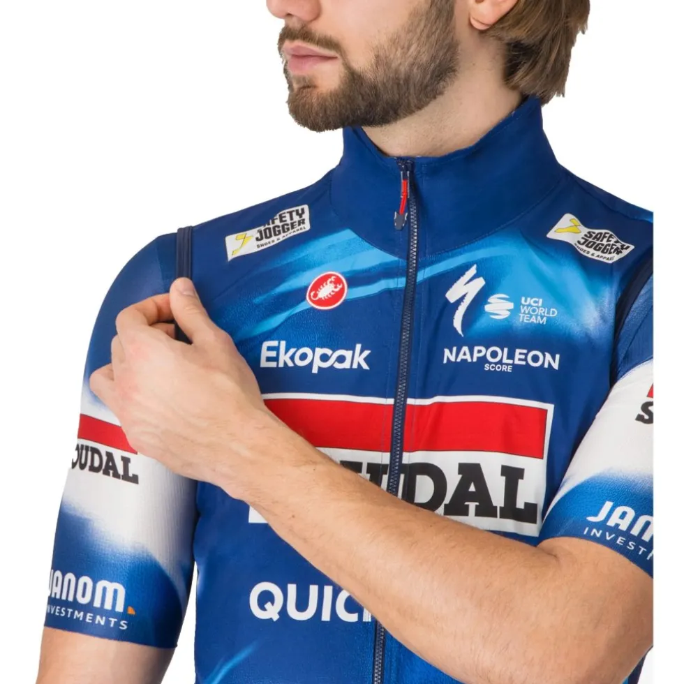 Castelli Pro Light Windvest Team Soudal Quick-Step Heren - score/blue-red 150