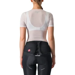 Castelli Pro Mesh Hemd met Korte Mouwen Dames - wit 001