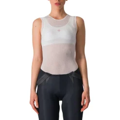 Castelli Pro Mesh Hemd zonder Mouwen Dames - wit/zwart 001