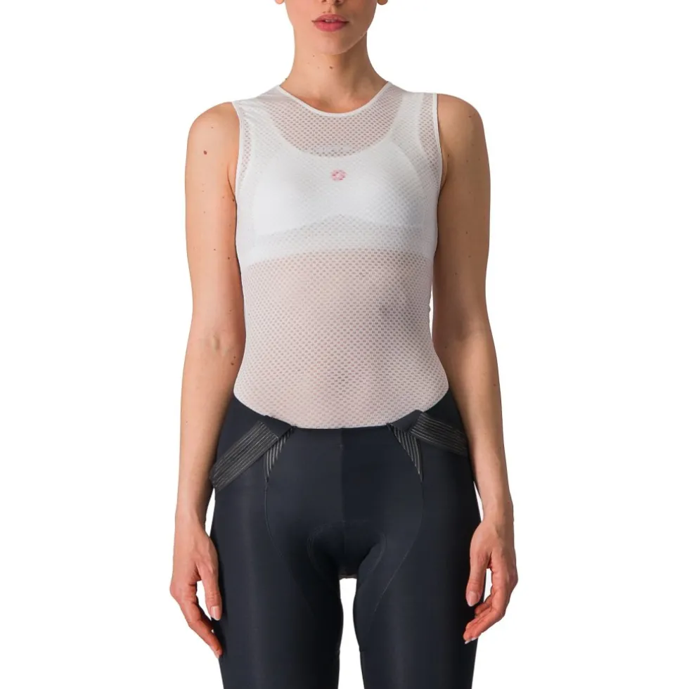 Castelli Pro Mesh Hemd zonder Mouwen Dames - wit/zwart 001