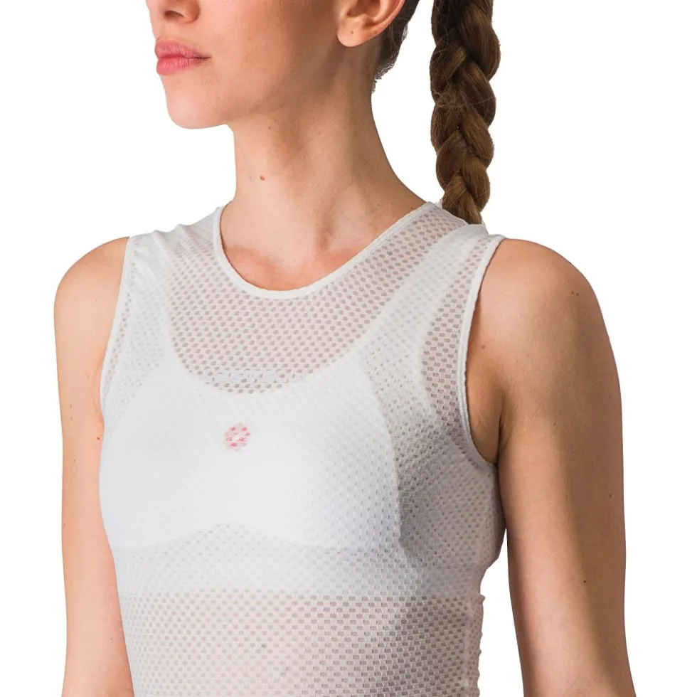 Castelli Pro Mesh Hemd zonder Mouwen Dames - wit/zwart 001