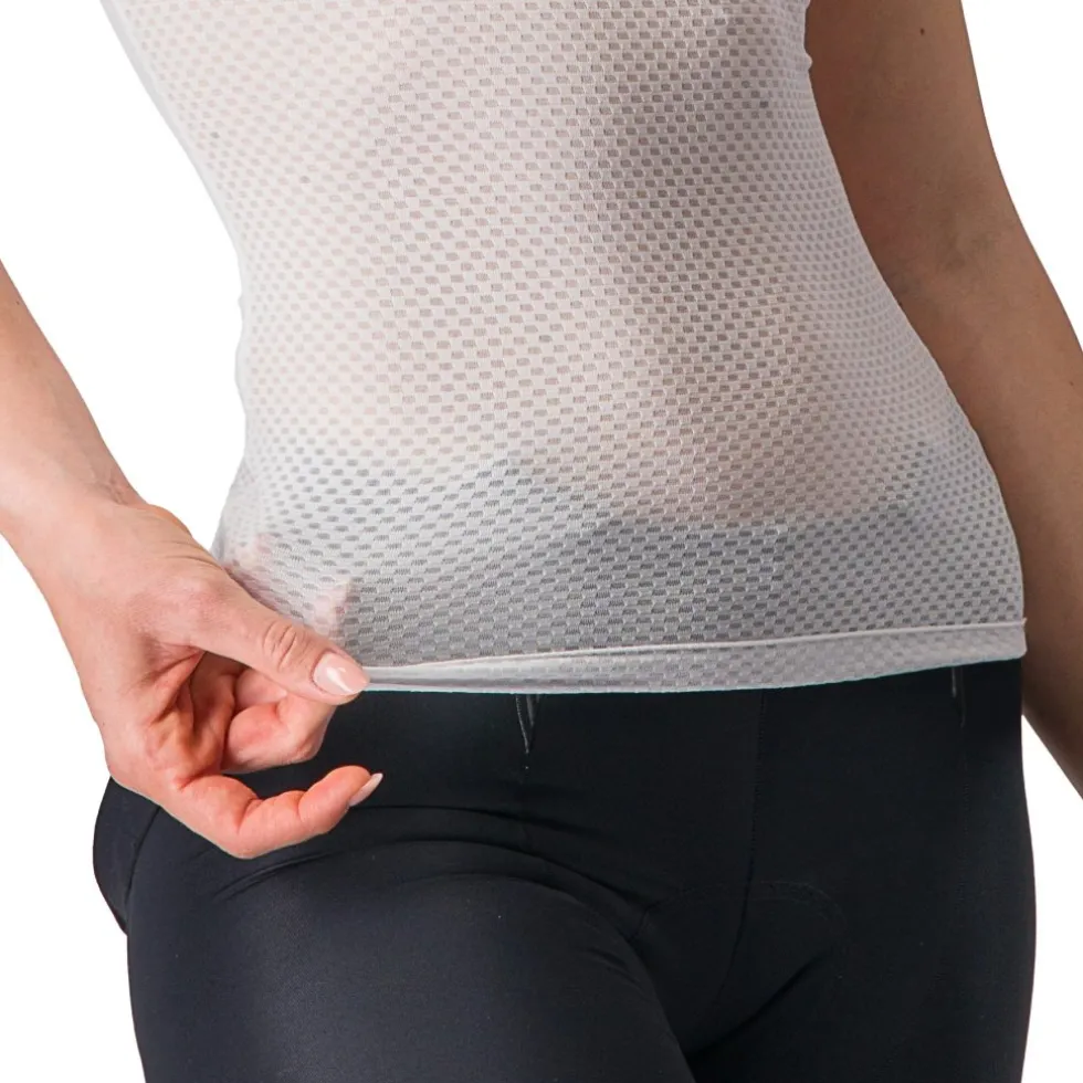 Castelli Pro Mesh Hemd zonder Mouwen Dames - wit/zwart 001