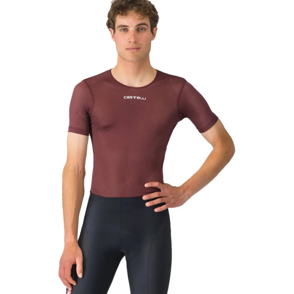 Castelli Pro Mesh 2.0 Onderhemd Heren - deep bordeaux 625