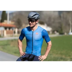 Trisuits|Trisuits < Castelli PR 2 Speed Racebody Heren - belgian blue/white-azzurro ita 424