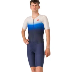Trisuits|Trisuits < Castelli PR 2 Speed Racebody Heren - belgian blue/white-azzurro ita 424