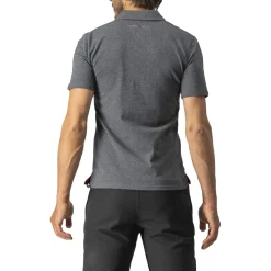 Castelli Race Day Poloshirt Heren - melange grey 006
