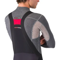 Castelli Sorpasso RoS Fietsbroek met Bretels Heren - zwart rood 023