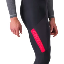 Castelli Sorpasso RoS Fietsbroek met Bretels Heren - zwart rood 023