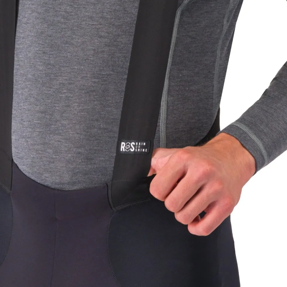 Castelli Sorpasso RoS Fietsbroek met Bretels Heren - zwart rood 023