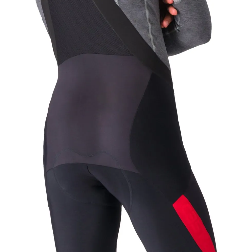 Castelli Sorpasso RoS Fietsbroek met Bretels Heren - zwart rood 023
