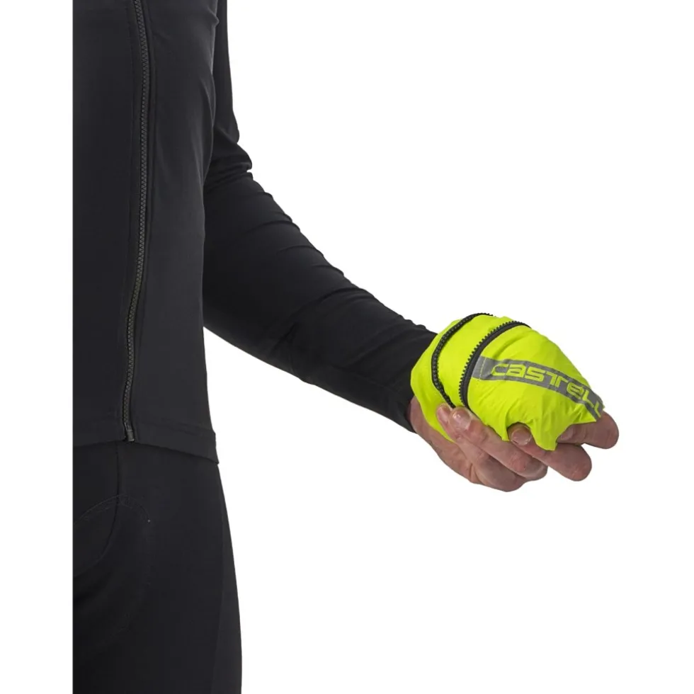 Castelli Squadra Stretch Jas Heren - electric lime/dark grey 383