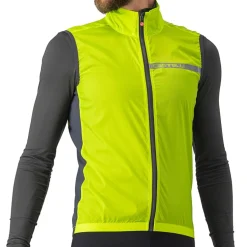 Castelli Squadra Stretch Vest Heren - light black/dark grey