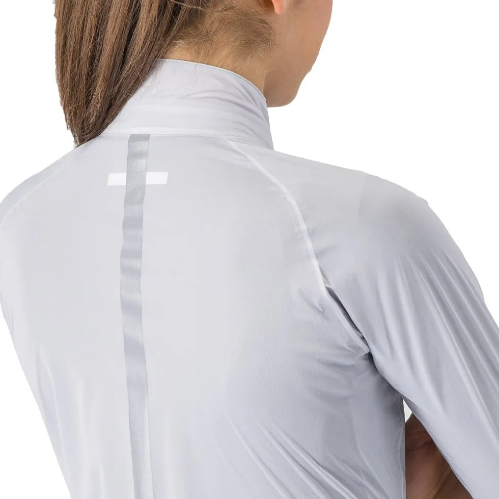 Castelli Squall Shell Jas Dames - silver grey/black 870