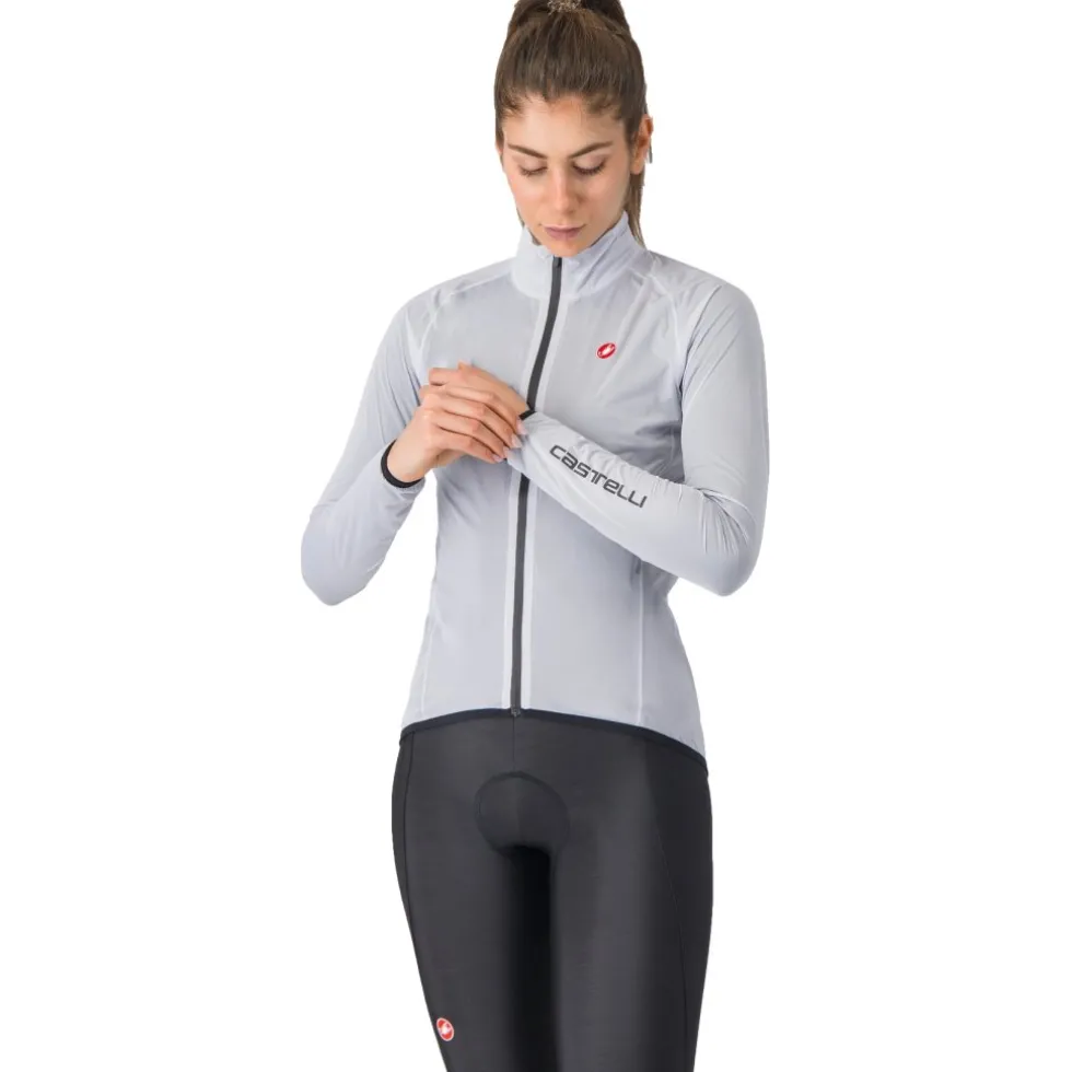 Castelli Squall Shell Jas Dames - silver grey/black 870