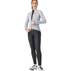 Castelli Squall Shell Jas Dames - silver grey/black 870