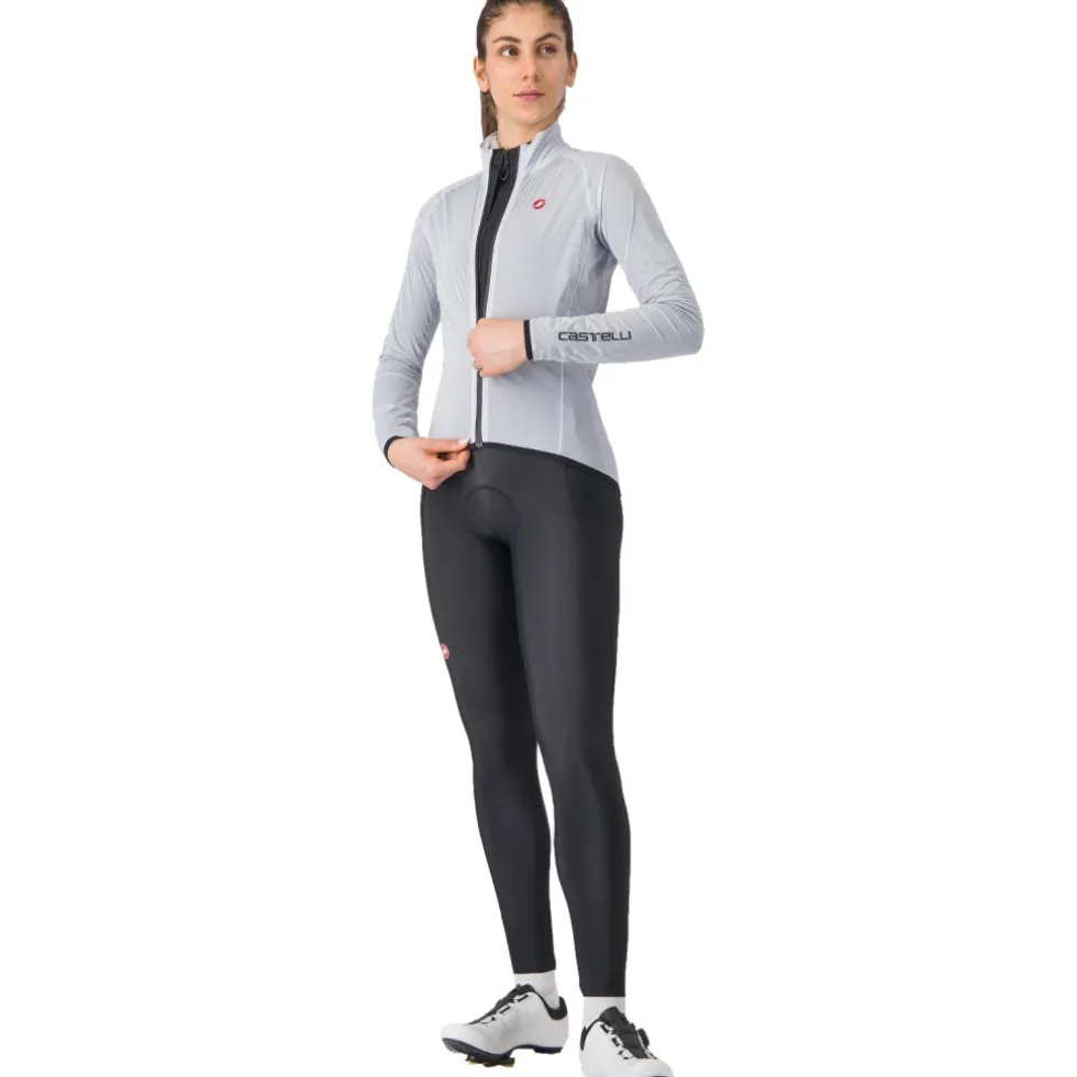 Castelli Squall Shell Jas Dames - silver grey/black 870
