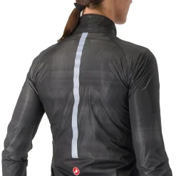 Castelli Squall Shell Jas Dames - light black/silver grey 085