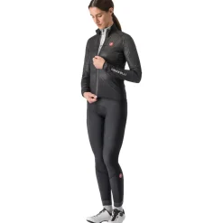 Castelli Squall Shell Jas Dames - light black/silver grey 085
