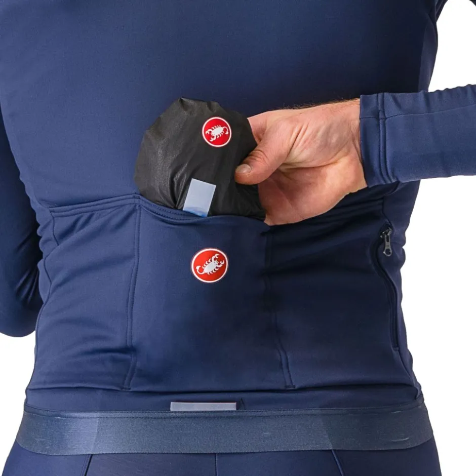 Racefietsjacks|Regenjassen < Castelli qua he Ja Heren - ight back/iver grey 085