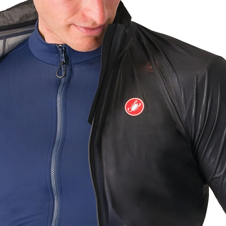 Racefietsjacks|Regenjassen < Castelli qua he Ja Heren - ight back/iver grey 085