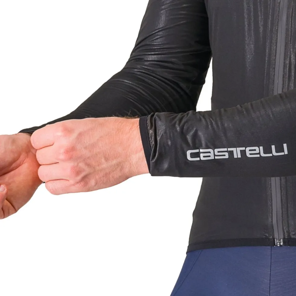 Castelli Squall Shell Jas Heren - silver grey/black 870