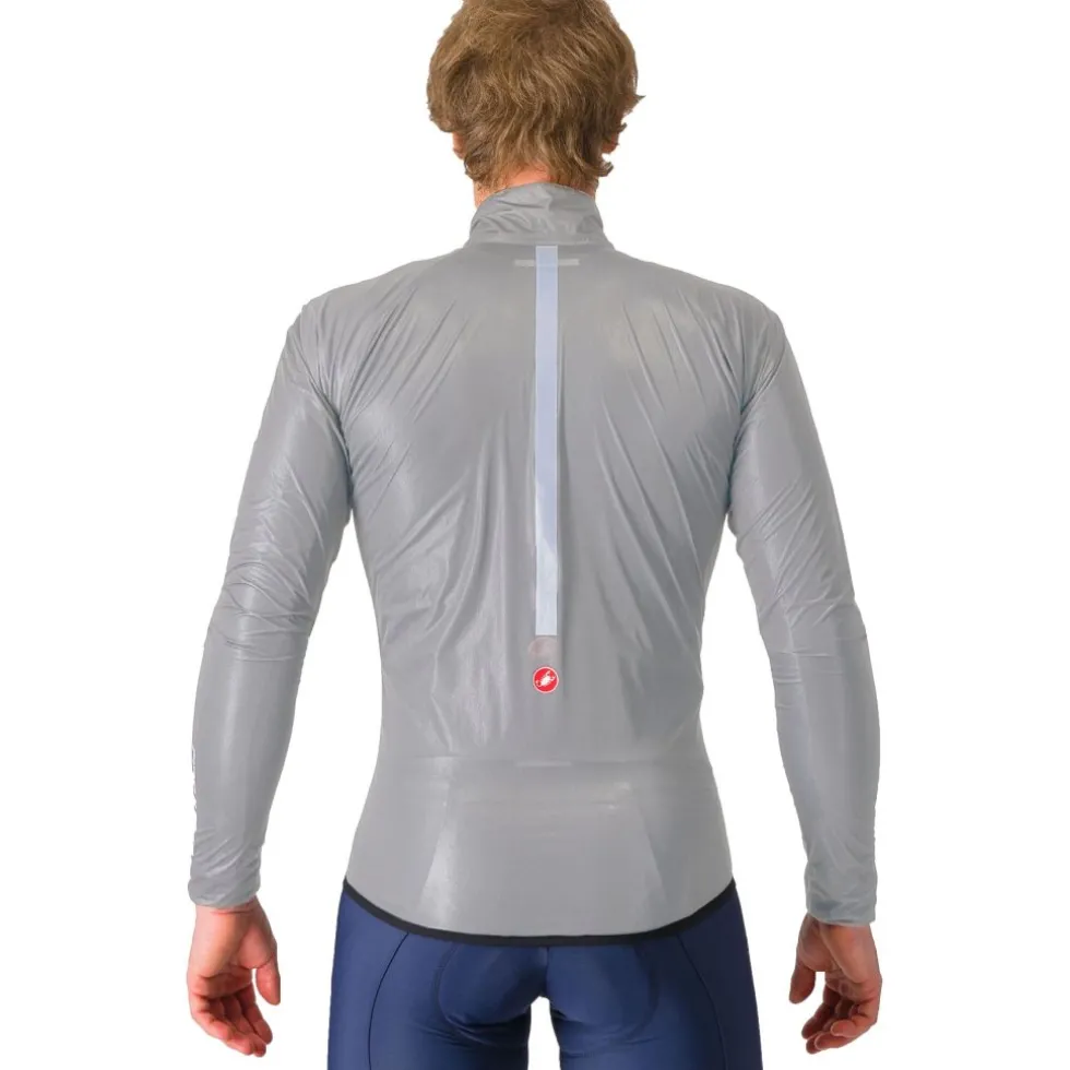 Castelli Squall Shell Jas Heren - silver grey/black 870