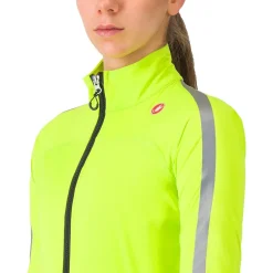 Castelli Ultra Regenjas Dames - electric lime/silver reflex 383