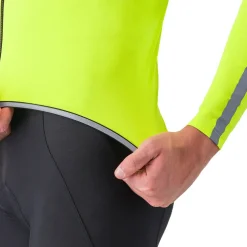 Castelli Ultra Regenjas Heren - electric lime/silver reflex 383