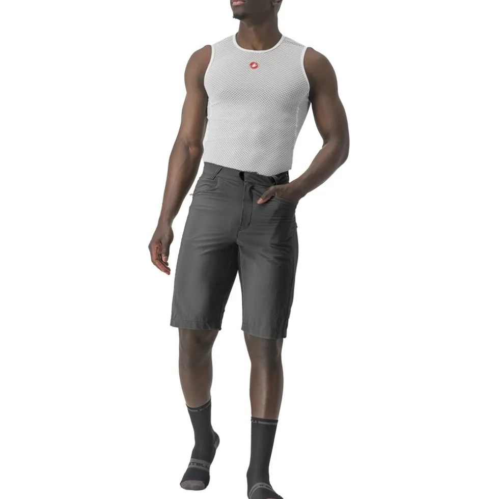 Castelli Unlimited Baggy Fietsshort Heren - dark grey/black 030