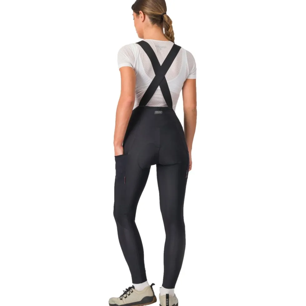 Castelli Unlimited DT Fietsbroek met Bretels Dames - zwart 010