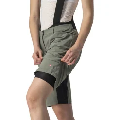 Castelli Unlimited DT Liner Fiets-Binnenshort met Bretels Dames - zwart 010