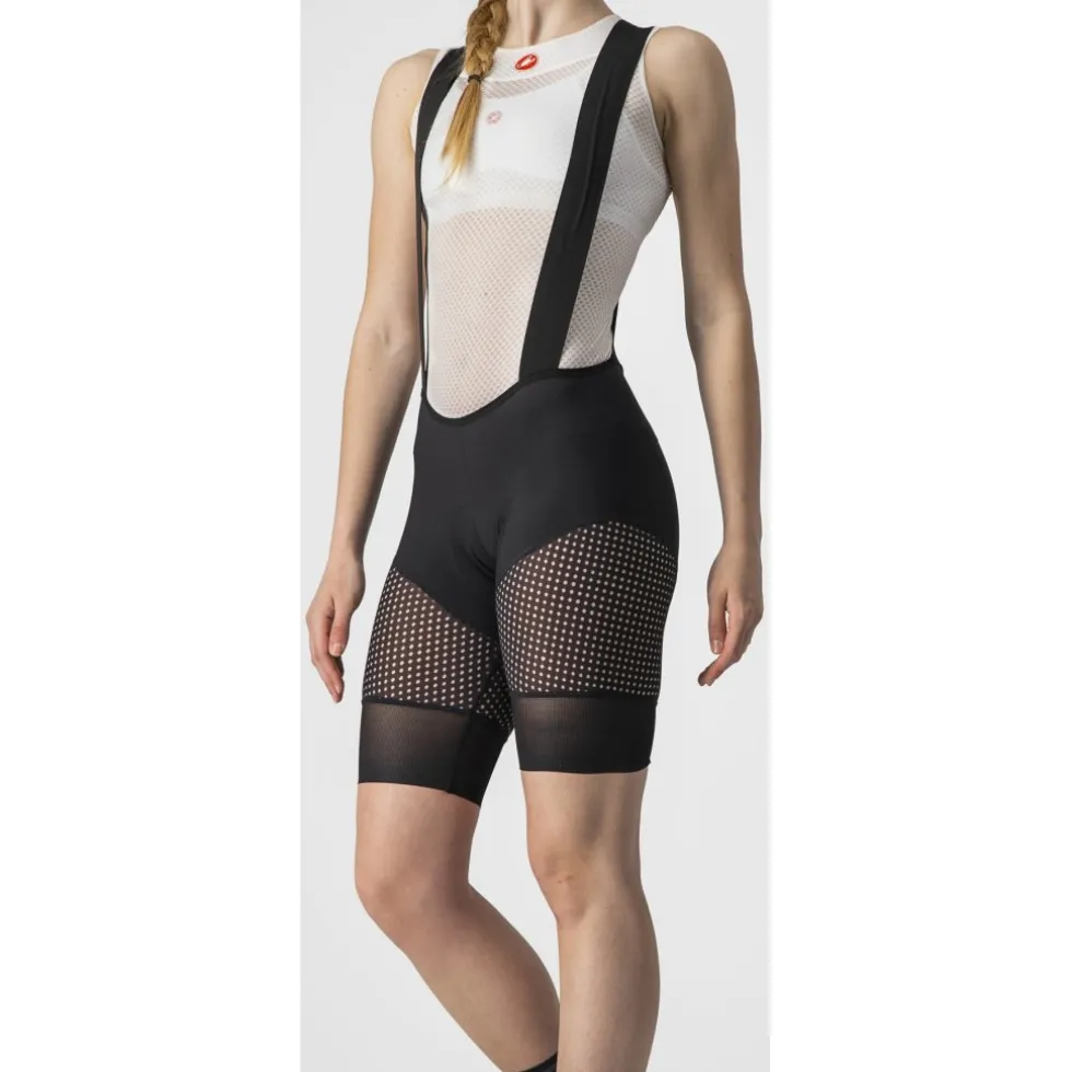 Castelli Unlimited DT Liner Fiets-Binnenshort met Bretels Dames - zwart 010