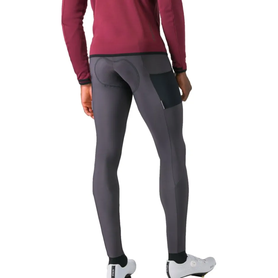 Winterbroeken < Castelli Unlimited Fietbroek met Bretel Heren - dark grey 030