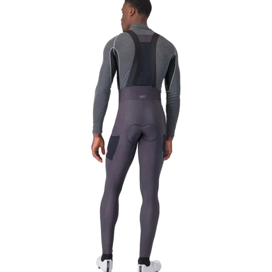 Winterbroeken < Castelli Unlimited Fietbroek met Bretel Heren - dark grey 030
