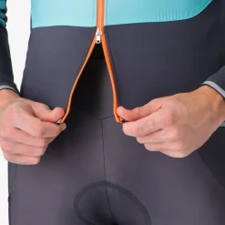 Castelli Unlimited Jas Heren - pool blue/dark grey 457