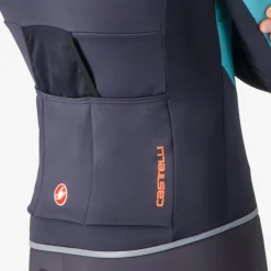 Castelli Unlimited Jas Heren - pool blue/dark grey 457