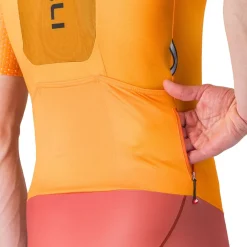 Castelli Unlimited Speedsuit Heren - vivid orange/hot sauce-black 863